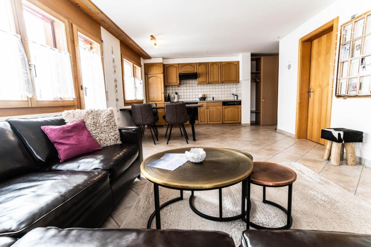 Haus Lotus, Riederalp Moosfluhbahn Lägenhet Exteriör bild