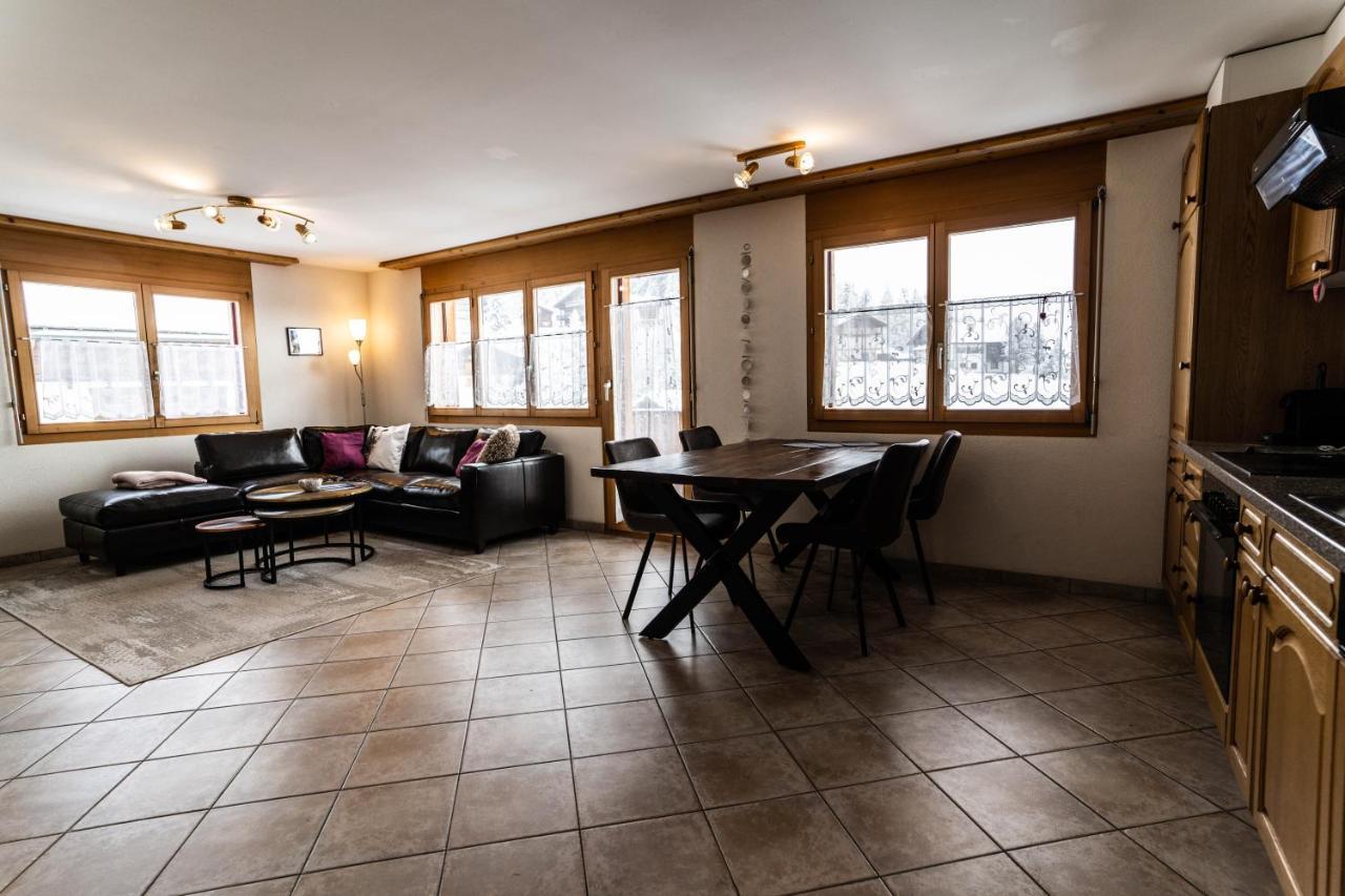 Haus Lotus, Riederalp Moosfluhbahn Lägenhet Exteriör bild