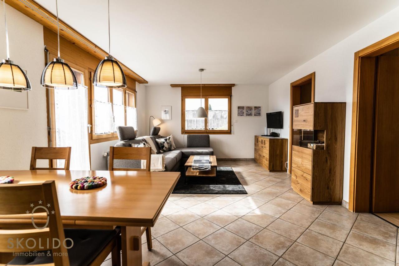 Haus Lotus, Riederalp Moosfluhbahn Lägenhet Exteriör bild