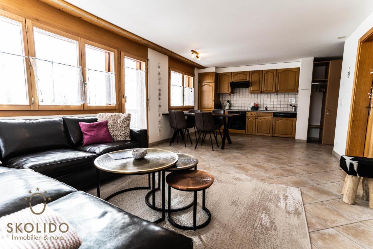 Haus Lotus, Riederalp Moosfluhbahn Lägenhet Exteriör bild