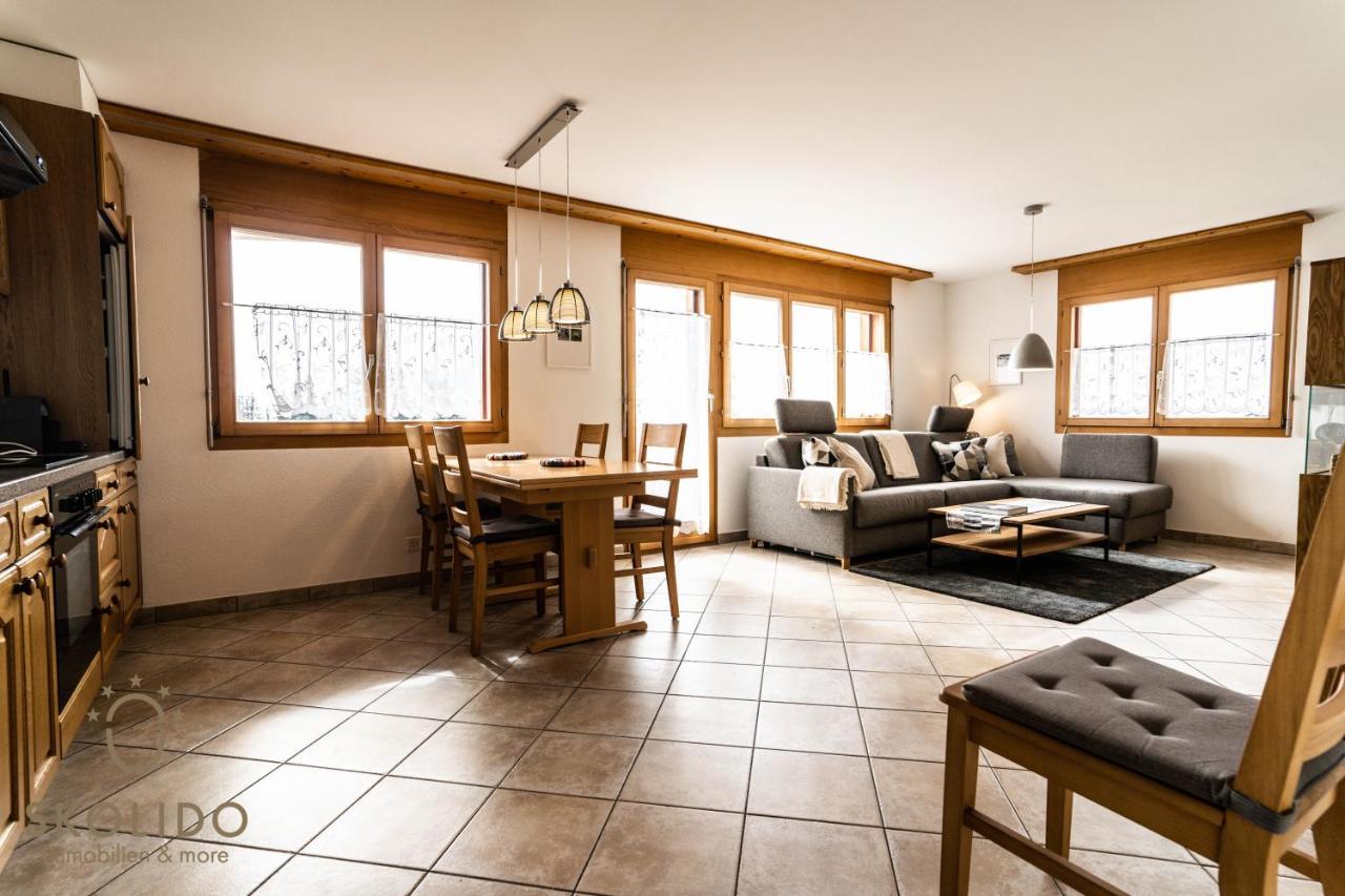 Haus Lotus, Riederalp Moosfluhbahn Lägenhet Exteriör bild