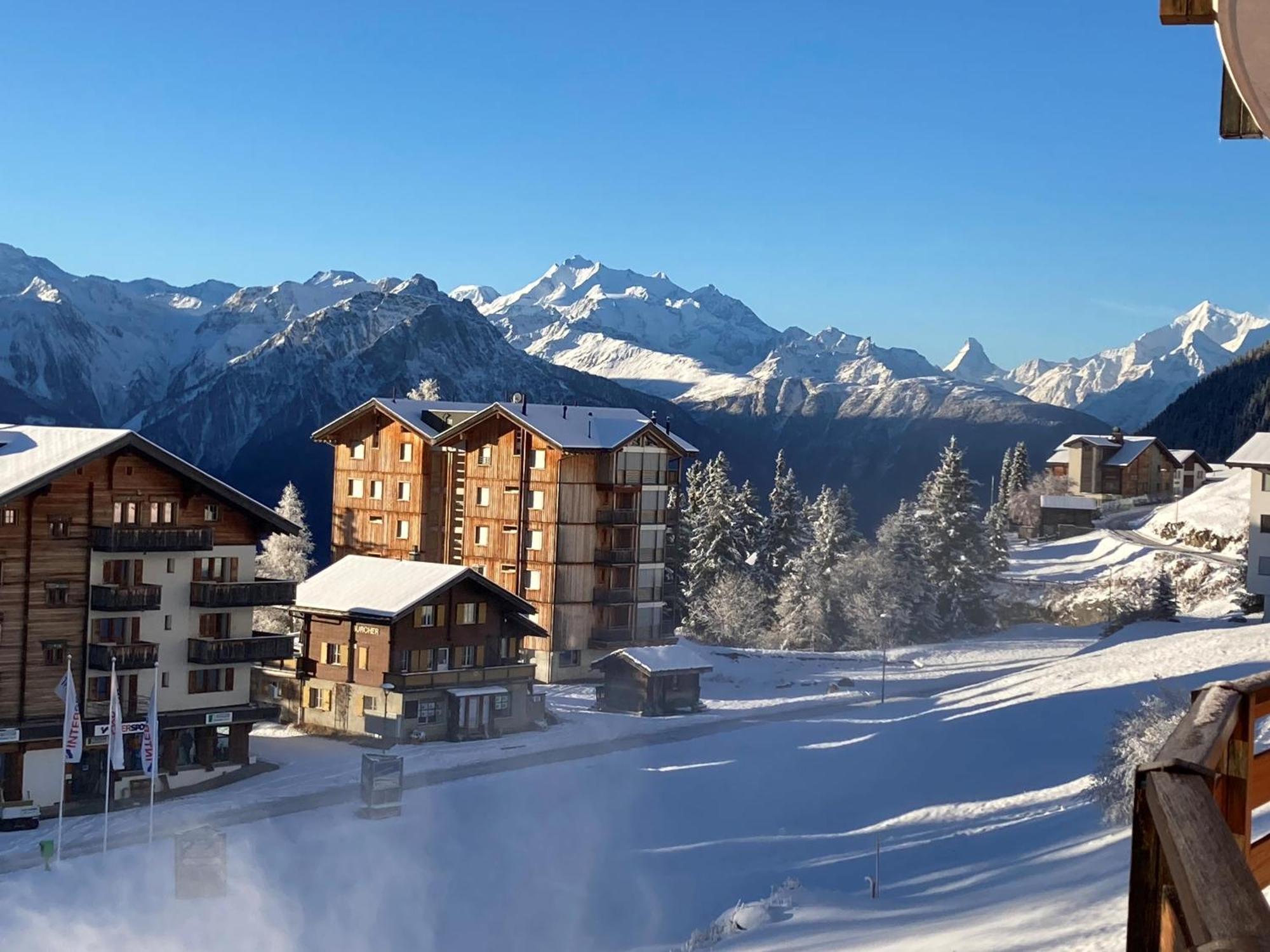 Haus Lotus, Riederalp Moosfluhbahn Lägenhet Exteriör bild